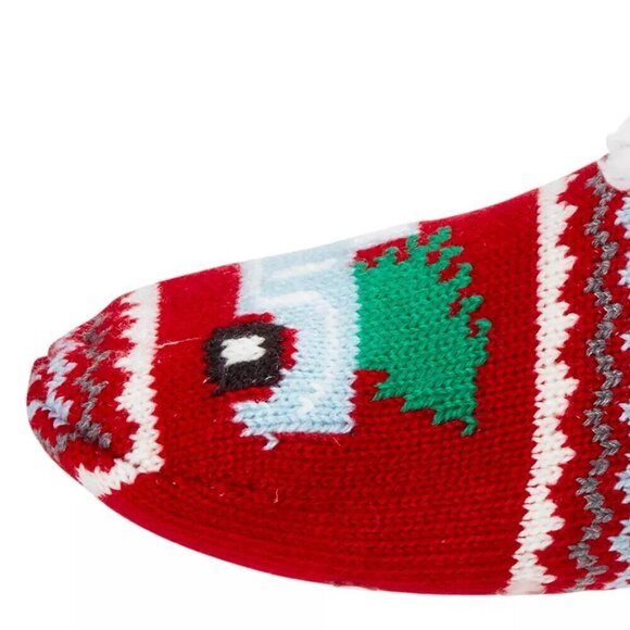 NWT Northeast Outfitters Neo Cozy Cabin Christmas Tree Vintage Truck Slippers - Picture 6 of 7